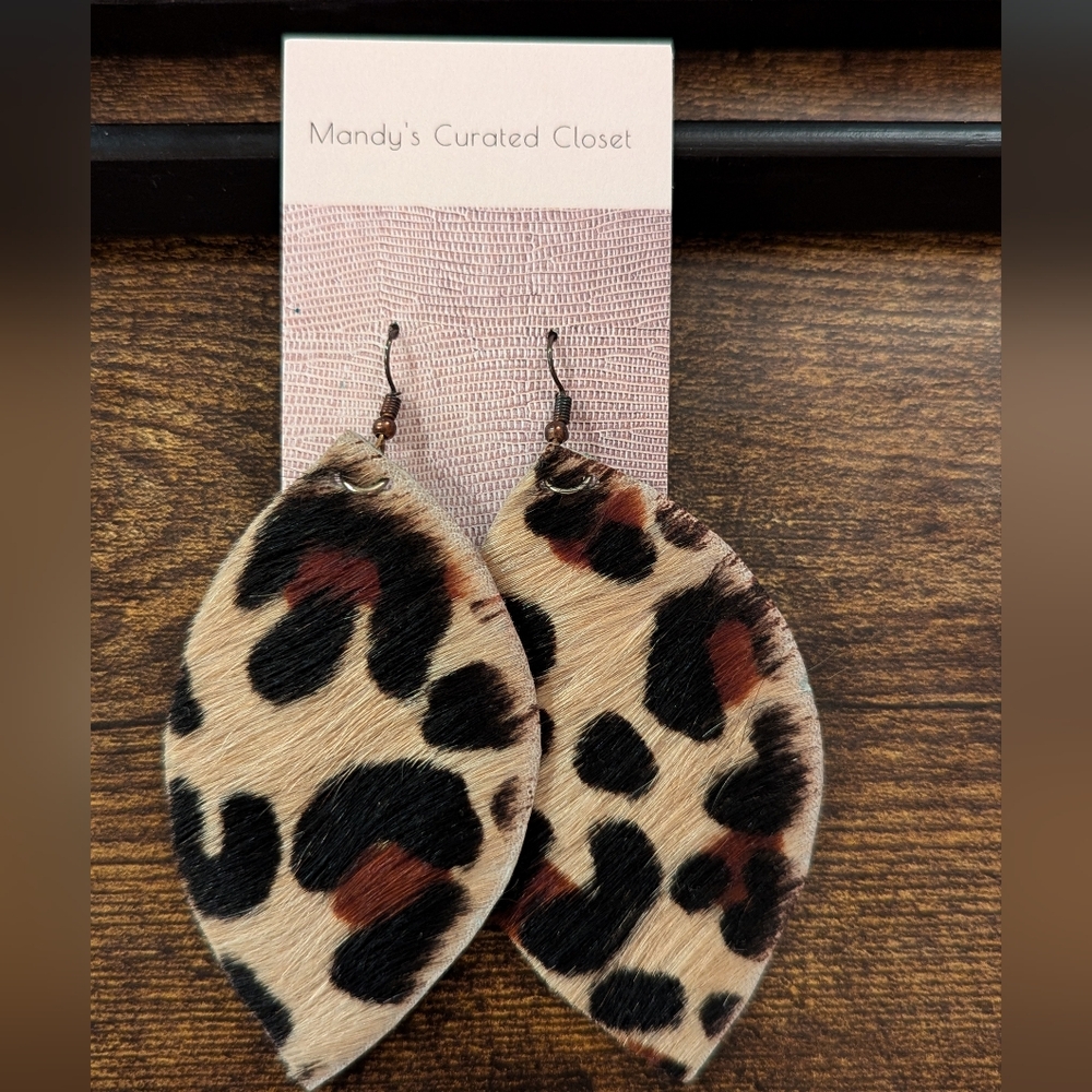 Leopard Print Earrings